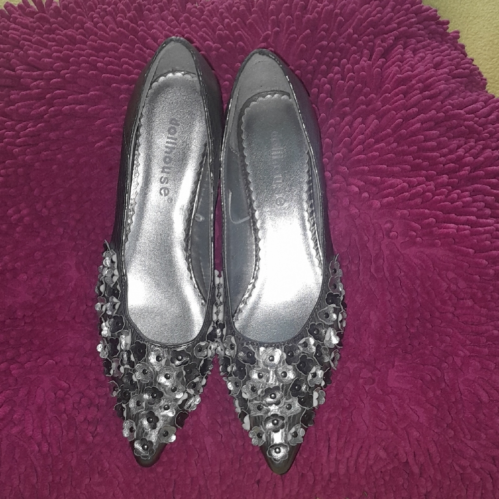 Dollhouse Silver Embellished Women's Shoes